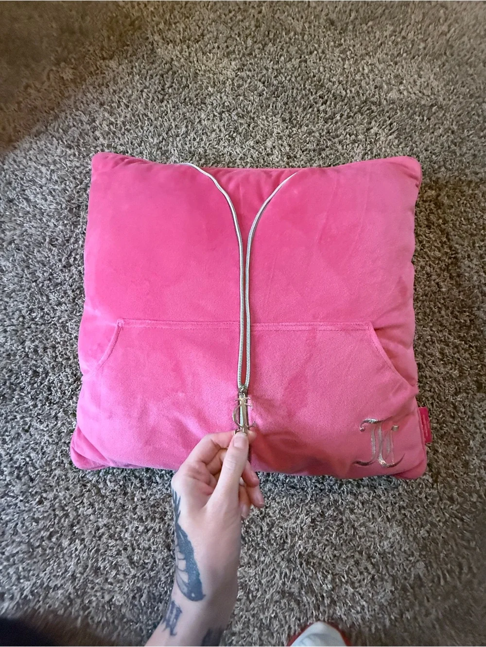 Juicy couture throw pillow